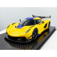 FrontiArt Koenigsegg Jesko Swedish Flag Yellow - Limited 500 pcs